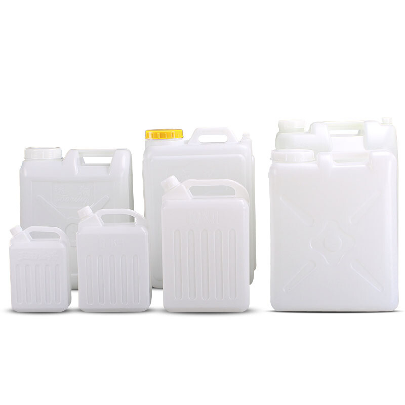 家用加厚食品级手提10L塑料桶扁桶带盖储水桶食用油花生油桶酒桶