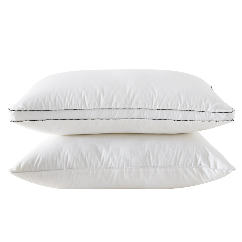 枕头全棉单人学生枕头枕芯一对成人可水洗护颈枕羽丝绒枕芯