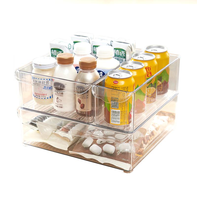 冰箱食物收纳盒饺子水果蔬菜保鲜储物格厨房透明塑料抽屉式鸡蛋盒