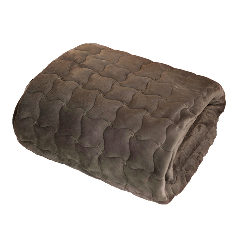 珊瑚绒床笠单件加厚夹棉床套1.51.8米床垫保护套金貂绒保暖床罩