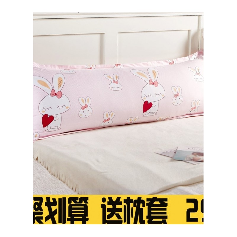 送枕套双人枕头情侣枕成人长枕头枕芯长款枕芯套1.2米1.5m1.8m床