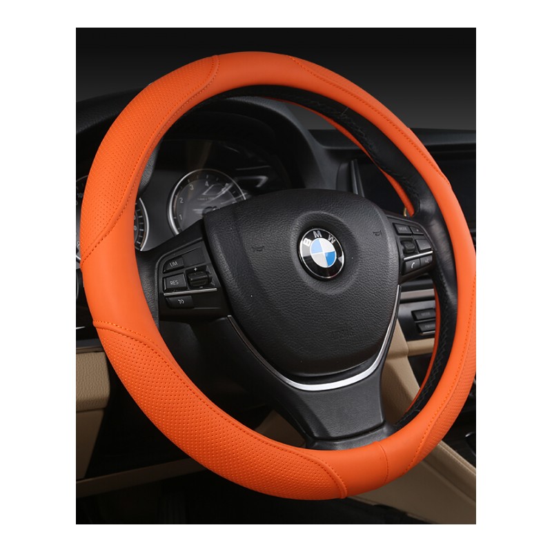 东风郑州日产皮卡方向盘套真皮汽车把套锐骐尼桑D22四季通用牛皮