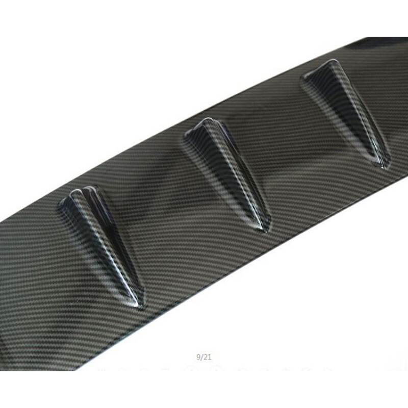 汽车改装后保险杠小包围底盘装饰扰流板加装通用导流板运动款后唇