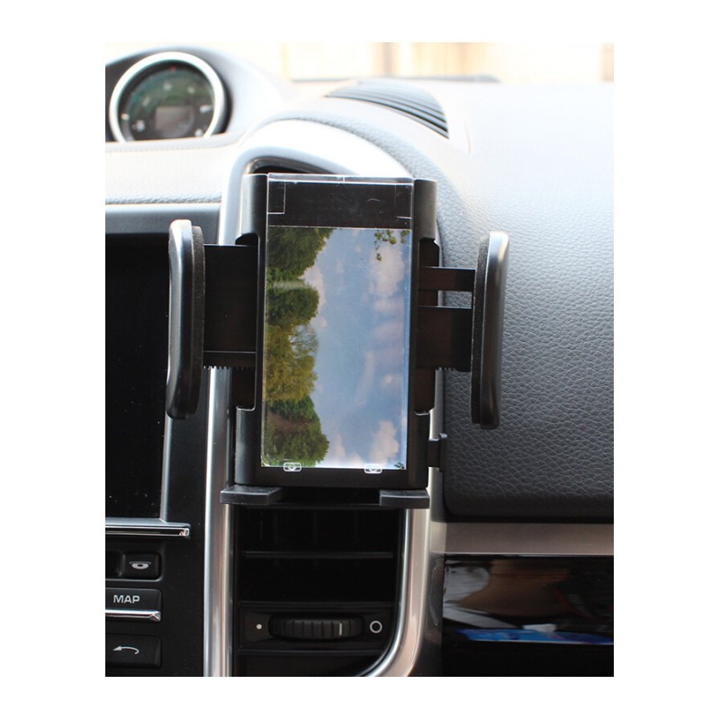 汽车多功能手机支架 360°旋转PVC透明大吸盘鹅颈支架