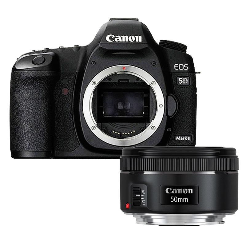 [二手95新]佳能(Canon) EOS 5D MARK II 5D2+50mm定焦[套机]