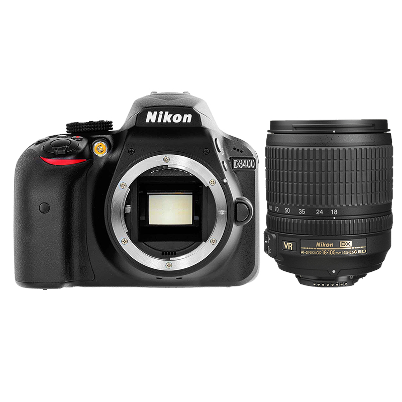 [二手95新]尼康/Nikon D3400+18-105mm 入门级级别单反相机 [套机]
