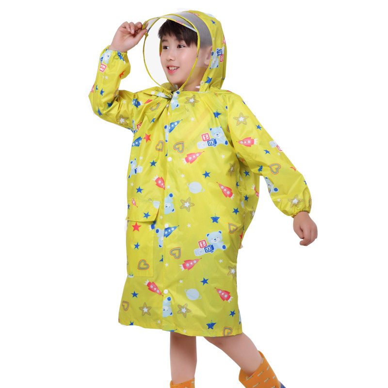 儿童雨衣雨披宝宝雨衣男女童带书包位迷彩雨衣小学生幼儿园雨衣