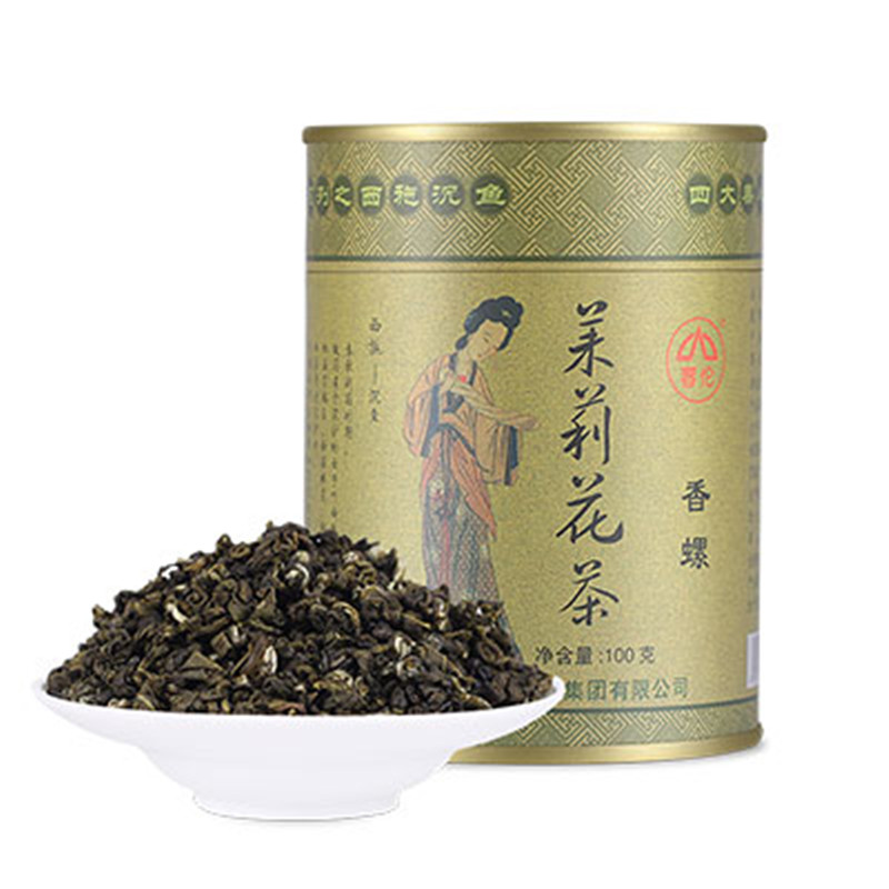 春伦茉莉香螺福建福州茉莉花茶叶浓香型耐泡螺状散装茉莉花茶新茶