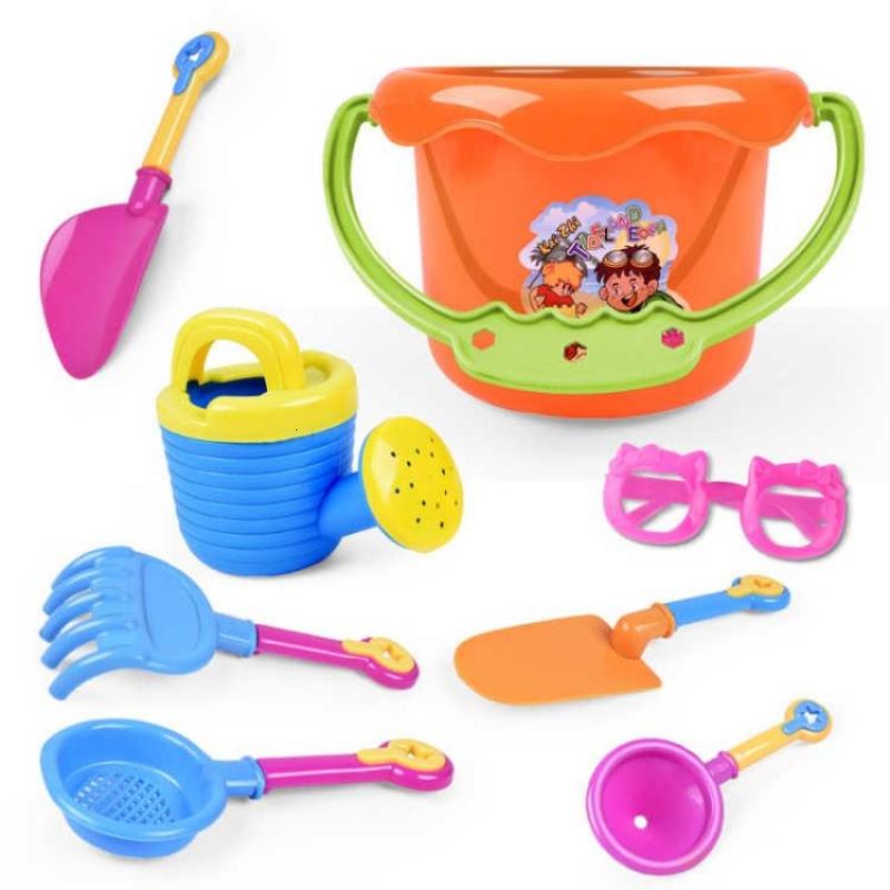 [促销]儿童沙滩玩具车套装宝宝玩沙子大号挖沙铲子婴儿洗澡工具铲沙玩具