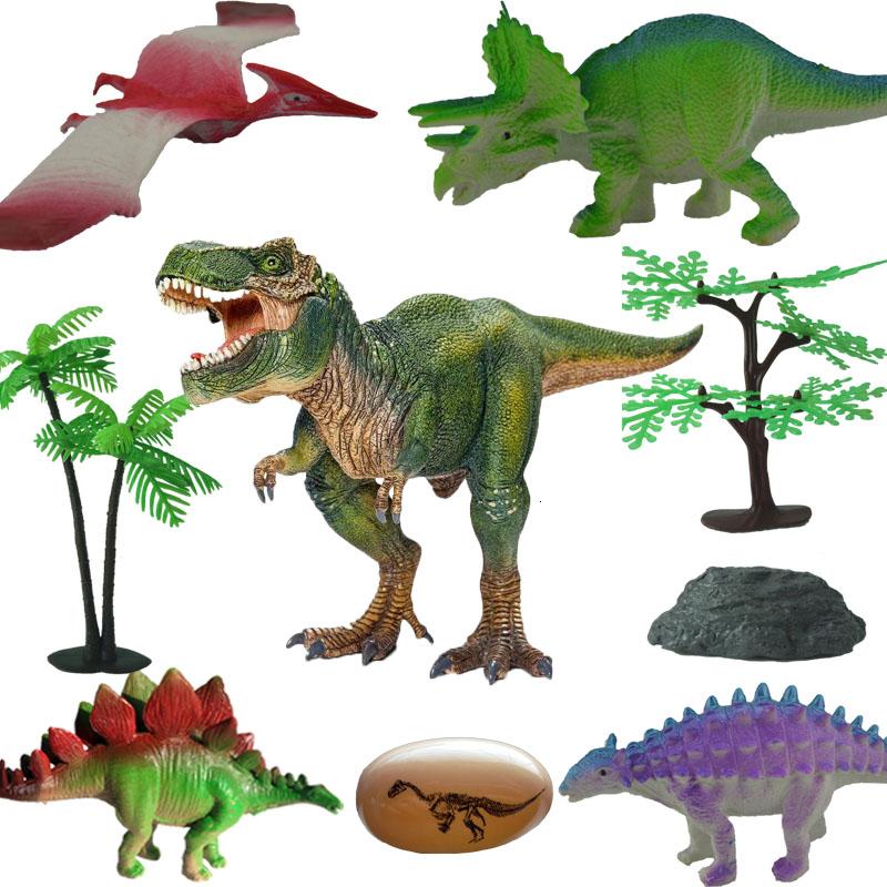 [促销]侏罗纪世界儿童恐龙玩具套装超大霸王龙仿真动物实心恐龙大号模型