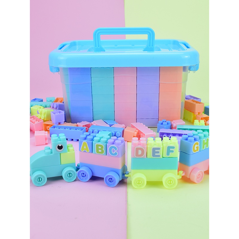 儿童积木塑料玩具3-6周岁男孩1-2岁女孩宝宝拼装拼插7-8-10岁