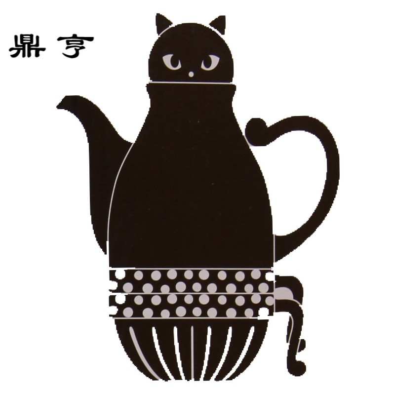鼎亨日本创意陶瓷小茶壶套装家用个性泡茶水壶带过滤网英式茶具红
