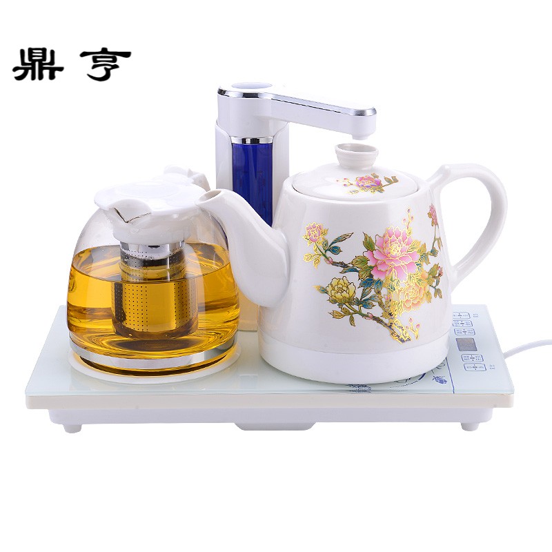 鼎亨全自动上水陶瓷电热水壶茶具煮茶器抽水加水保温烧水壶电茶炉