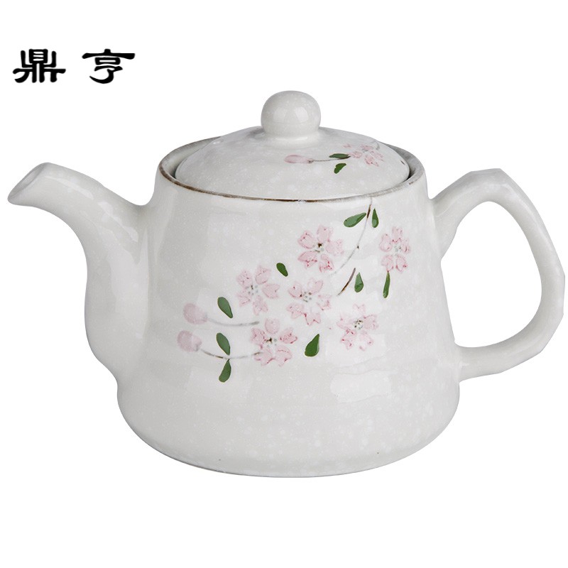 鼎亨日式樱花陶瓷功夫茶具套装家用茶壶水壶泡茶壶花茶壶茶杯