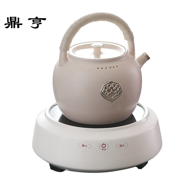 鼎亨陶瓷煮茶炉套装煮水电磁炉铸铁壶电茶炉玻璃泡茶壶水壶煮茶器