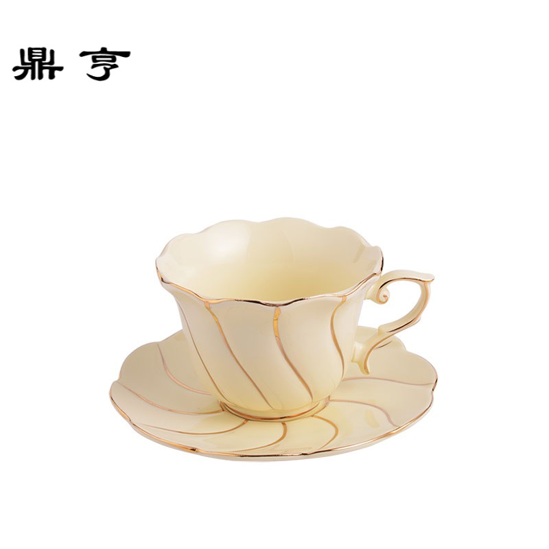鼎亨欧式小咖啡杯套装陶瓷英式下午茶茶具套装美式骨瓷茶杯杯