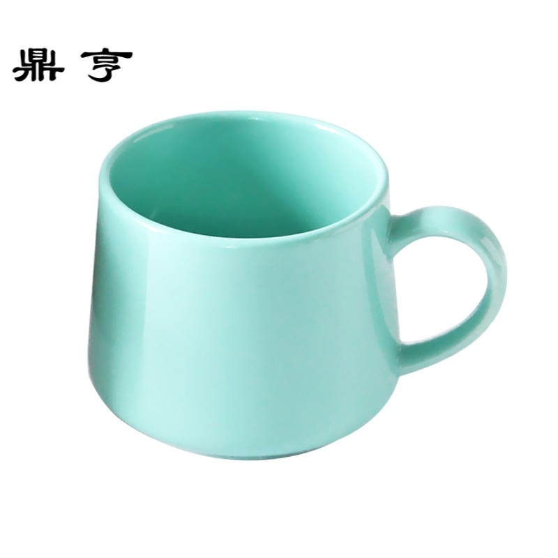 鼎亨云木杂货 纯色简约咖啡杯早餐杯茶杯水杯子牛奶杯礼盒