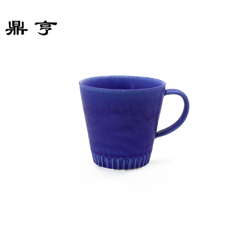 鼎亨日器手作 日本美浓烧 手工马克杯 茶杯 冰裂纹咖啡杯