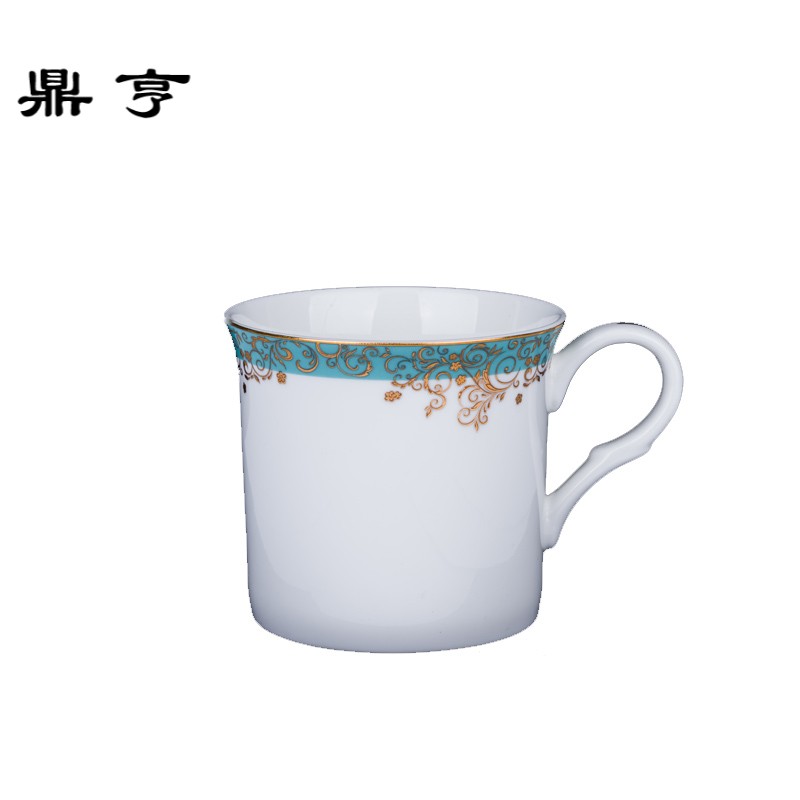 鼎亨陶瓷杯子大容量时尚马克杯咖啡牛奶杯创意茶杯情侣水杯