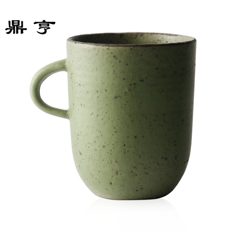 鼎亨复古日式陶瓷杯咖啡杯简约个性水杯创意粗陶马克杯茶杯子茶具