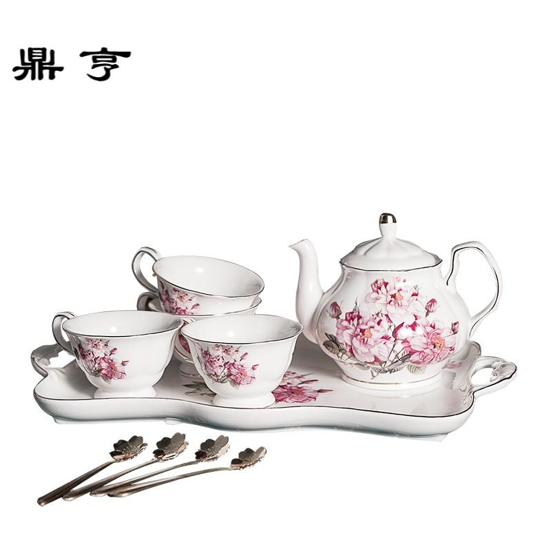 鼎亨水杯英式下午茶茶具套装茶杯陶瓷杯家用咖啡杯套装欧式小