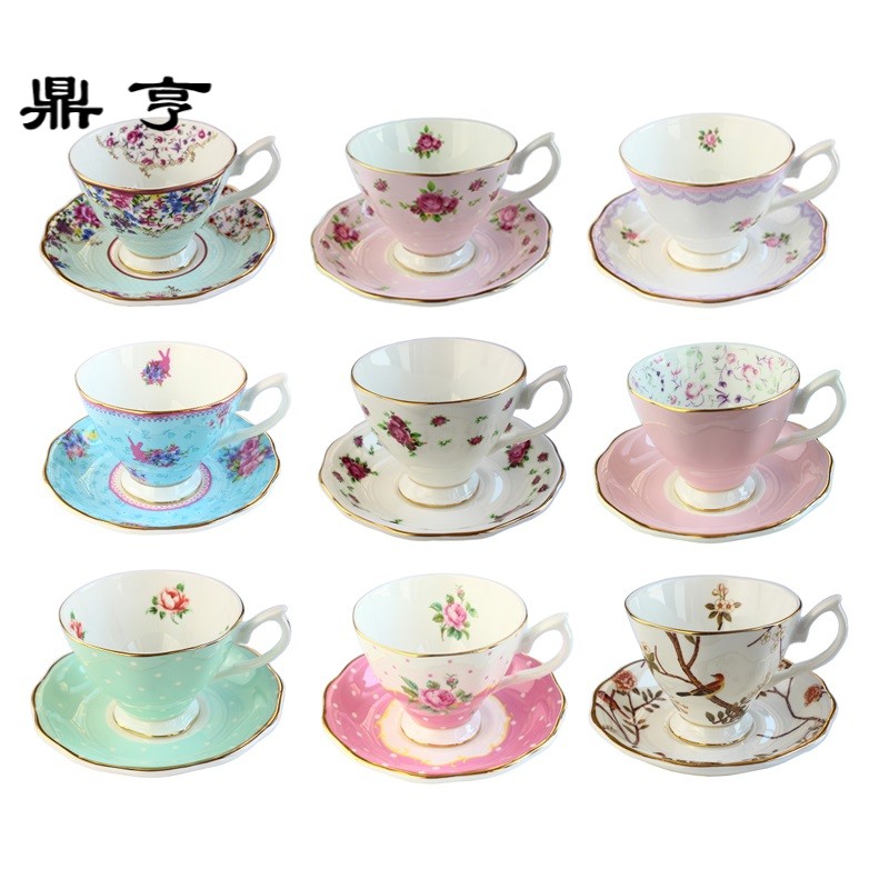 鼎亨英式下午茶具royal欧式骨瓷咖啡杯红茶杯陶瓷复古茶杯 albert