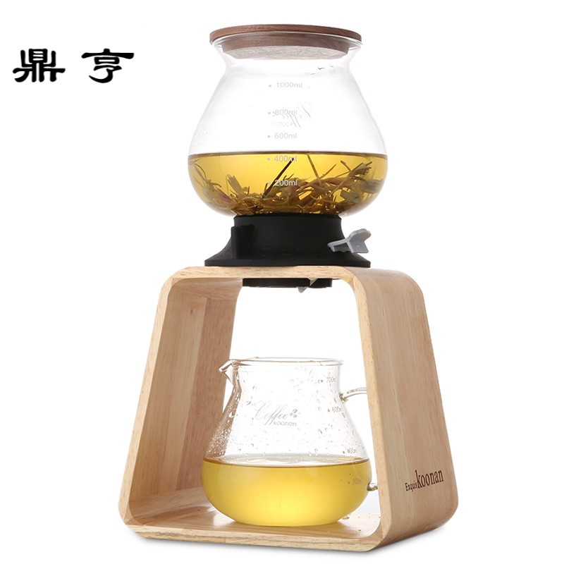 鼎亨水塔壶 日式玻璃冲茶器 泡茶萃茶机 冷热咖啡壶花茶壶