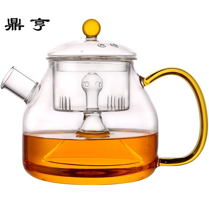 鼎亨耐高温玻璃茶壶蒸煮茶壶功夫茶具烧水壶过滤冲茶器家用电陶炉