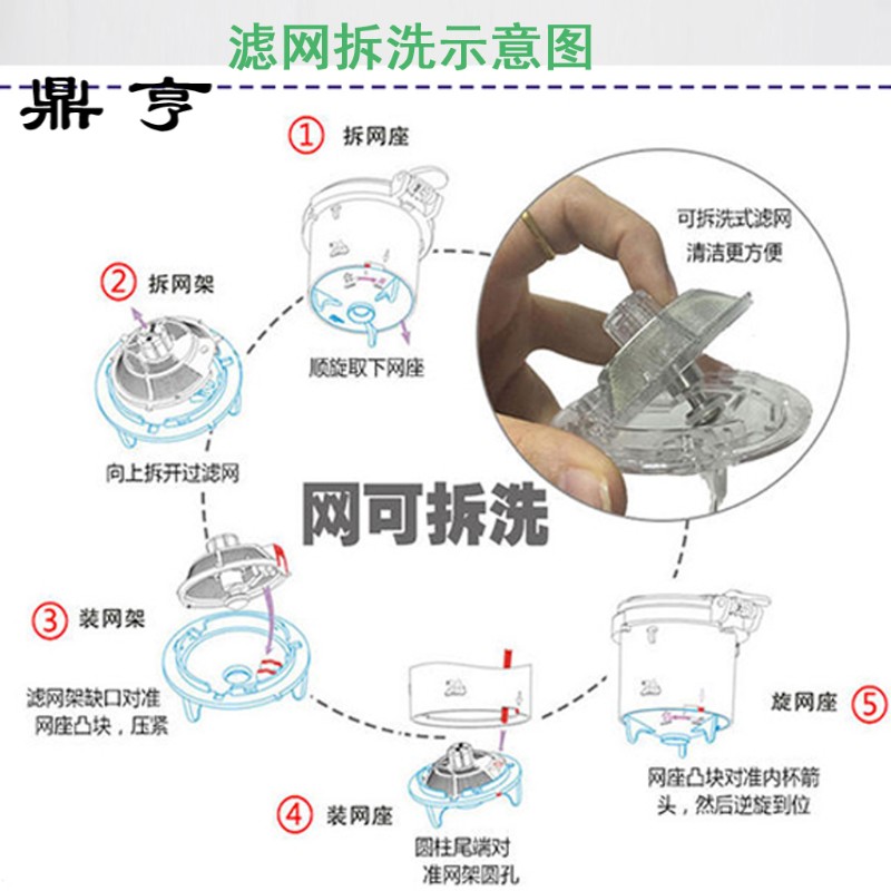 鼎亨台湾76飘逸杯泡茶壶茶水分离耐热过滤办公室玲珑杯玻璃茶具冲