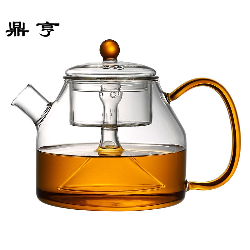鼎亨耐热玻璃茶壶套装白茶绿茶茶具蒸茶器家用全自动蒸汽煮茶器泡