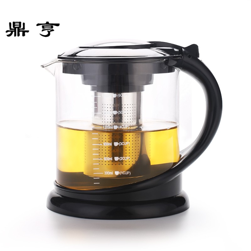 鼎亨泡茶壶家用玻璃水壶耐高温过滤耐热大号大容量泡茶器加厚茶具