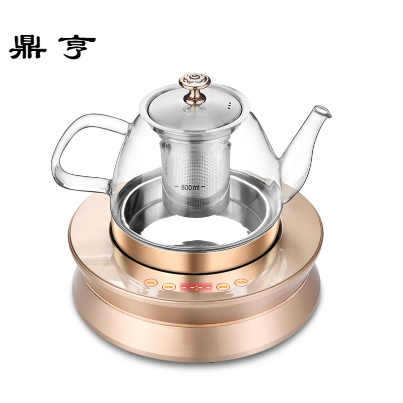 鼎亨玻璃煮茶壶单壶耐高温泡茶壶家用电磁炉专用烧水煮茶器套装茶