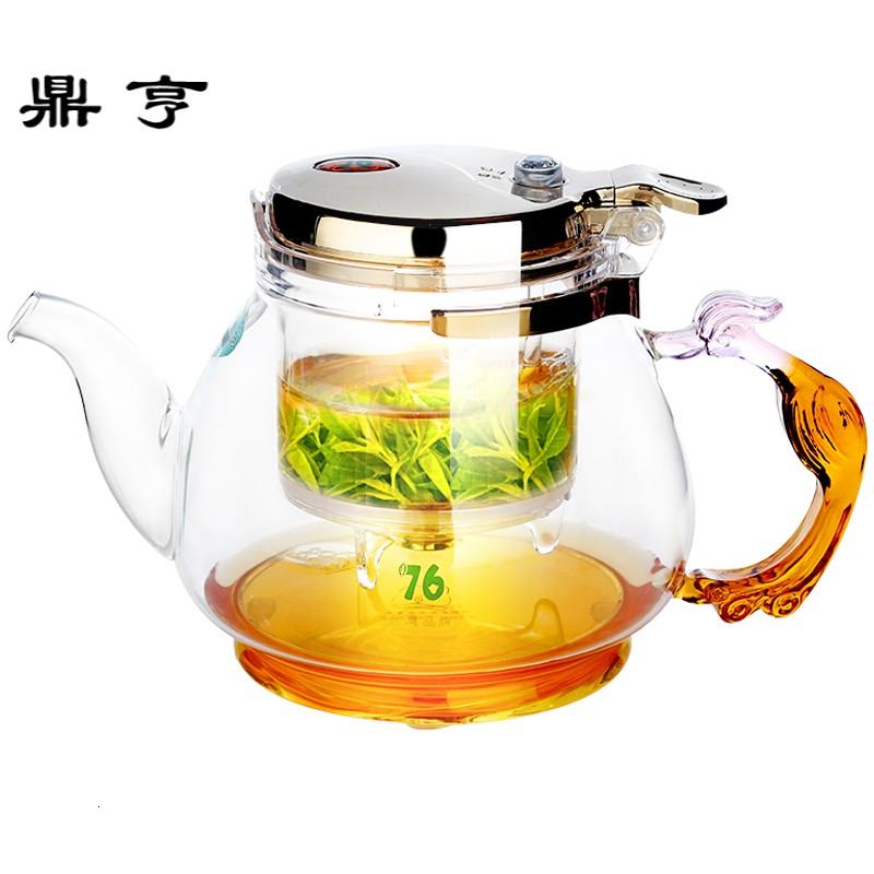 鼎亨豪华版台湾76飘逸杯泡茶壶全拆洗过滤内胆冲茶器耐热玻璃沏茶