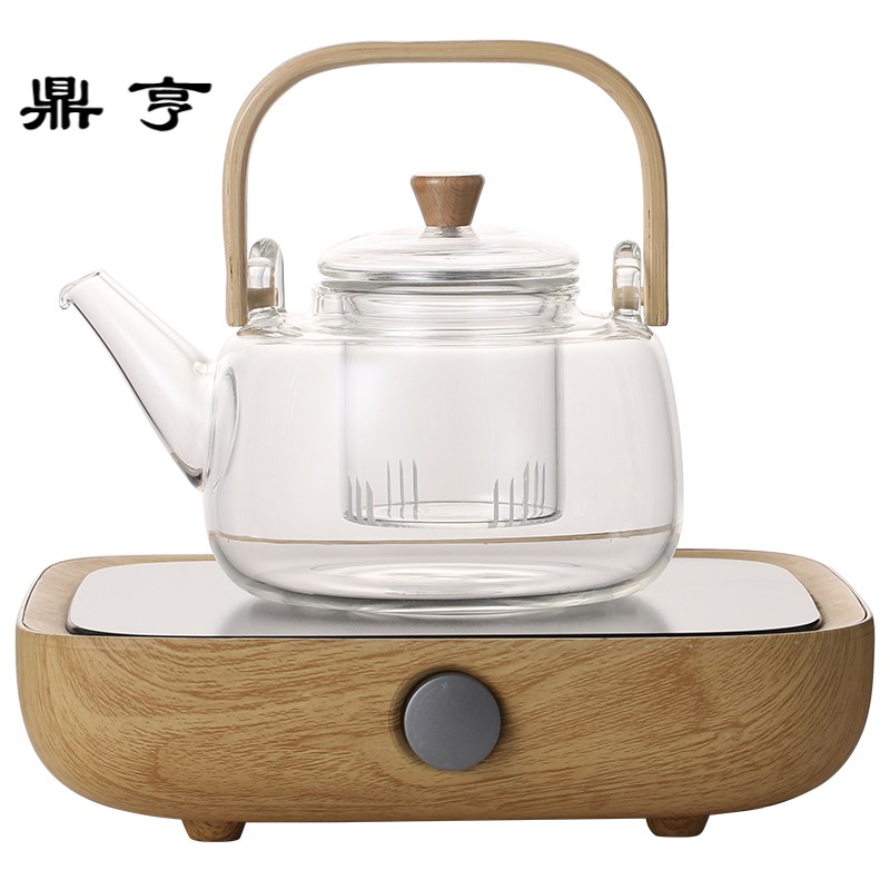 鼎亨玻璃茶壶煮茶器烧水蒸泡茶壶器电陶炉耐高温茶具套装陶瓷家用