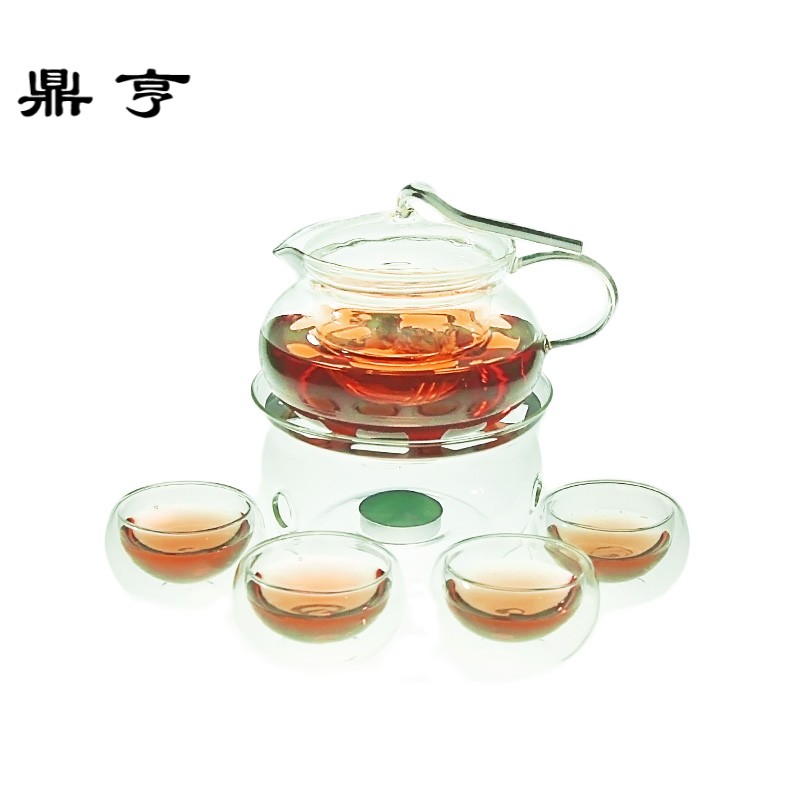 鼎亨功夫耐热玻璃茶具套装整套茶杯花茶普洱泡茶壶过滤日式组合