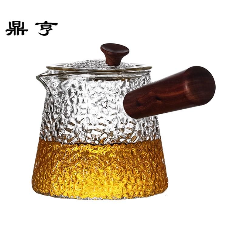鼎亨套装耐高温泡茶器实木把过滤花茶壶沏茶冲茶器