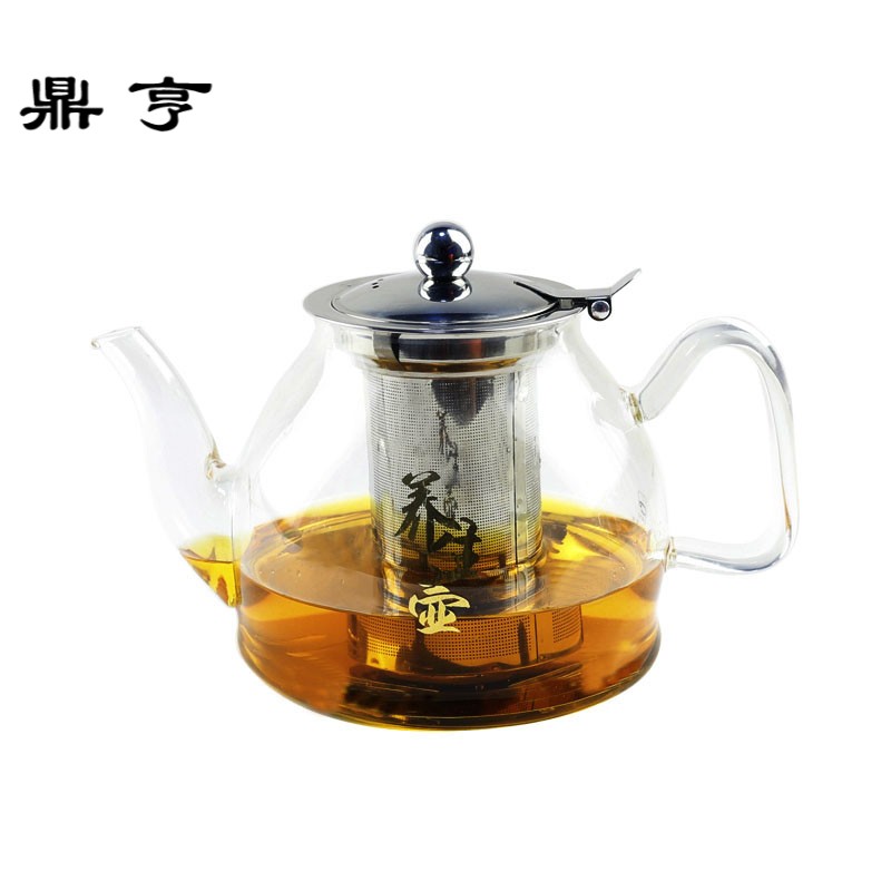 鼎亨大容量耐高温玻璃蒸汽煮茶壶烧水壶泡茶电陶茶炉加热保温茶具