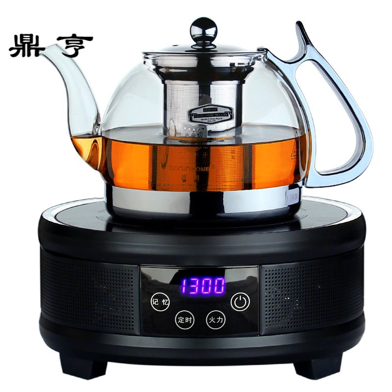 鼎亨玻璃茶壶煮茶器黑茶电陶炉煮水过滤泡花茶壶煮茶壶烧水壶套装