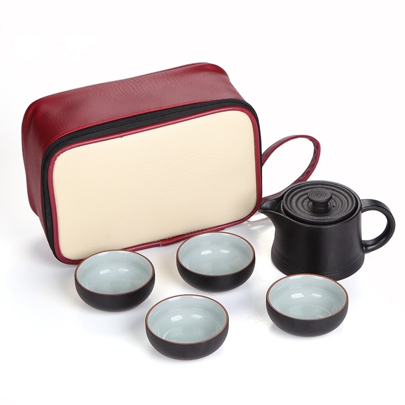 鼎亨泡茶壶陶瓷茶旅行茶具套装便携快客杯办公杯小罐茶茶具私人订
