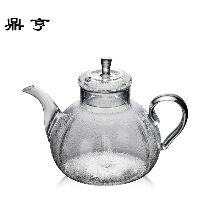 鼎亨家用透明玻璃煮茶壶耐高温电陶炉泡茶器执壶过滤功夫茶具茶杯