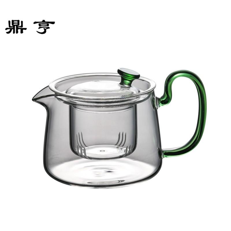 鼎亨耐高温过滤透明玻璃蒸茶泡茶壶电陶炉加热功夫茶具蒸汽煮茶器
