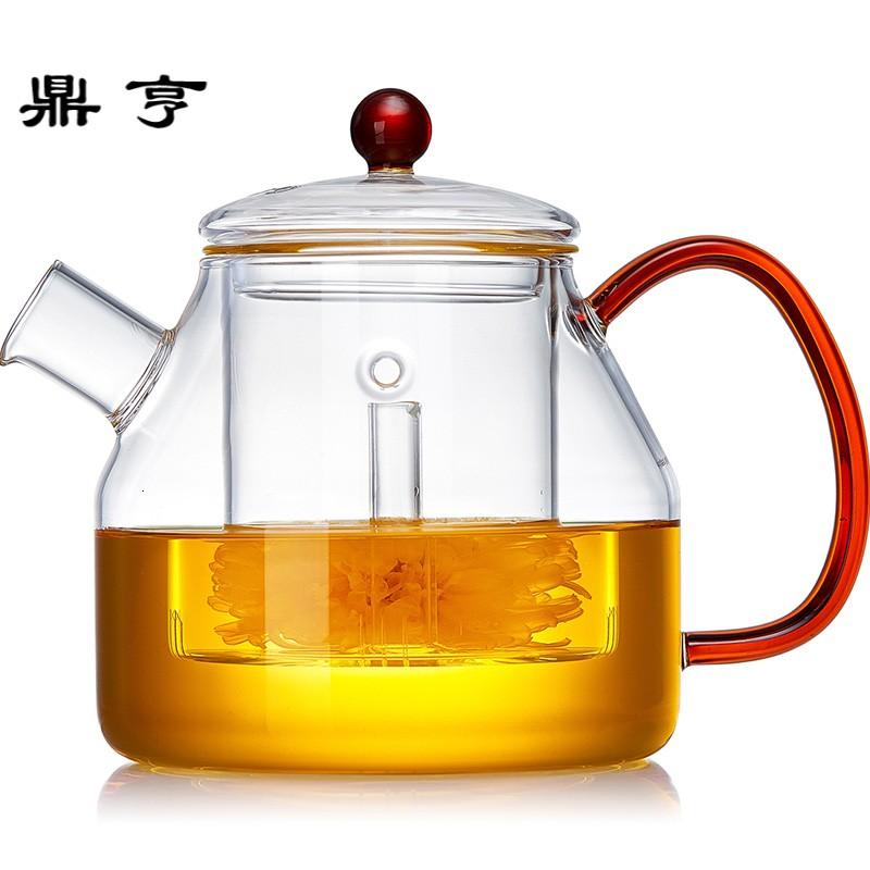 鼎亨加厚玻璃茶壶套装泡茶壶过滤水壶煮茶壶创意茶具玻璃壶大容量