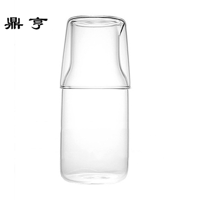 鼎亨日式一人饮茶壶玻璃壶玻璃杯 耐热玻璃茶壶茶杯套装 饮料杯冷