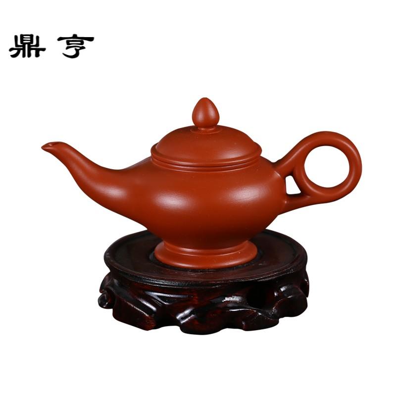 鼎亨宜兴全纯手工朱泥紫砂壶陶瓷茶具家用茶壶过滤小泡茶壶花茶壶
