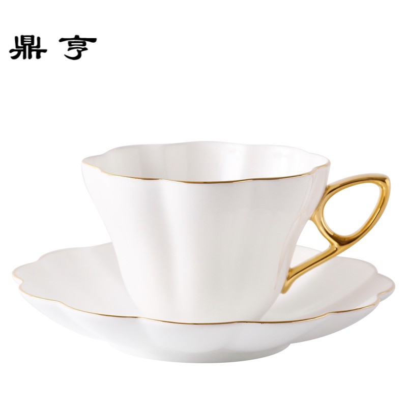 鼎亨北欧式骨瓷咖啡杯套装英式下午茶具创意陶瓷英式红茶杯碟套装