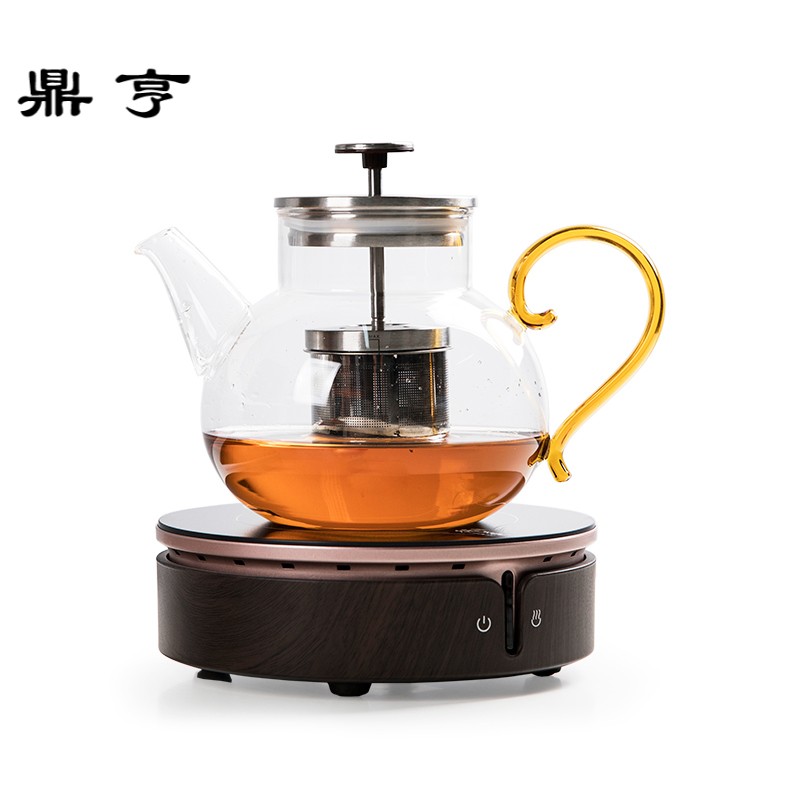 鼎亨电陶炉煮茶器迷你型功夫办公室家用耐热玻璃蒸汽茶壶茶炉泡茶