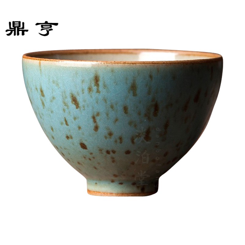 鼎亨景德镇陶瓷茶杯 创意鸡心杯 功夫茶具品茗杯 产地货源素