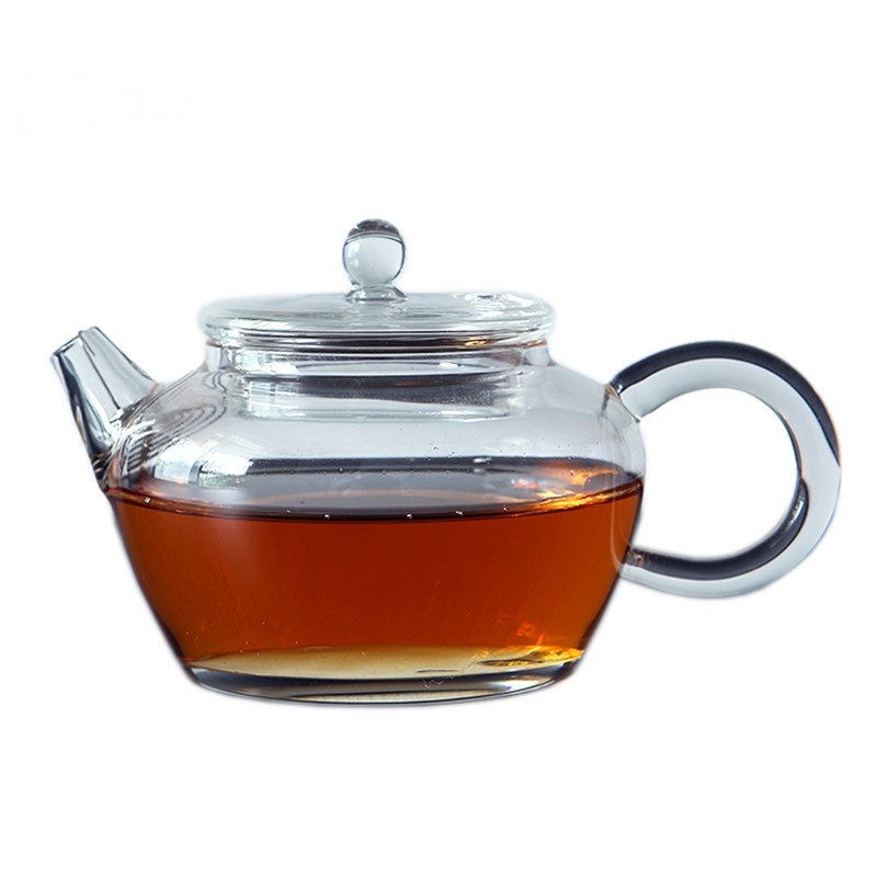 鼎亨 日式小号太平玻璃壶 手工透明耐热玻璃简约泡茶壶功夫茶具