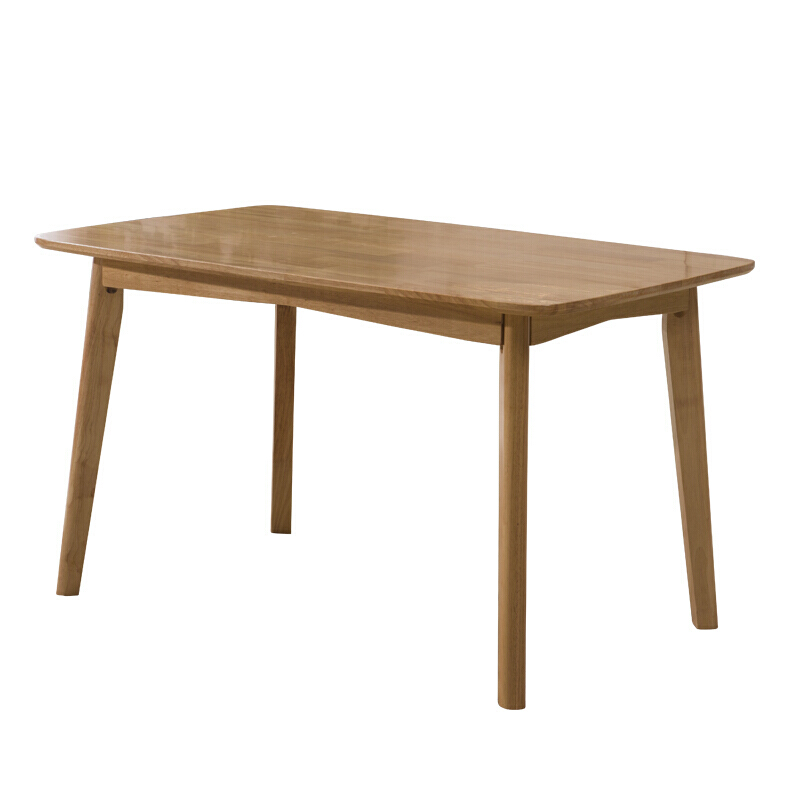 实木简约北欧餐桌椅组合现代简约长方形小户型简易4人6人家用桌子