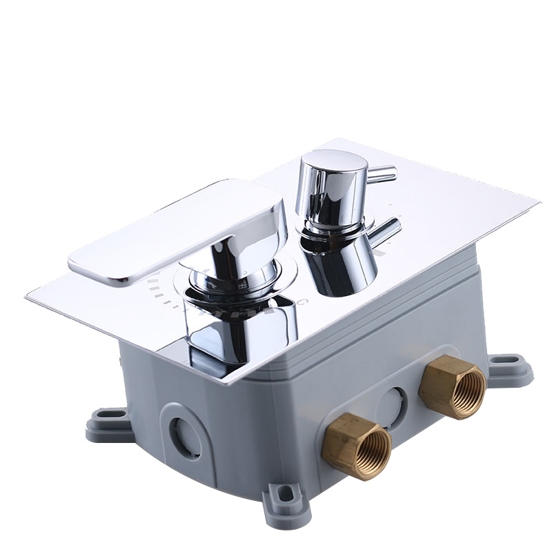 柏利图 暗装混水阀冷热入墙式开关阀花洒埋墙式暗装混水阀淋浴